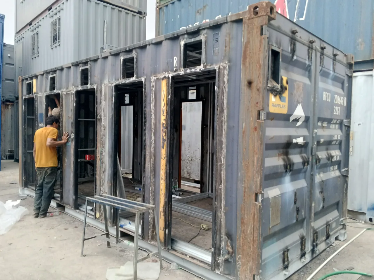 Kontainer office dry PT. Radja Hutama Agung