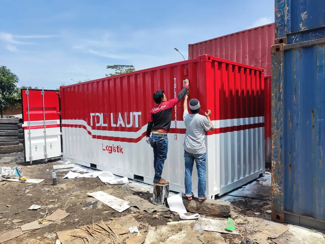 Kontainer office dry PT. Radja Hutama Agung